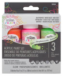 Set de 3 pinturas Acrílicas Glow 