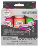 Set de 3 pinturas Acrílicas Fluorescentes 