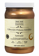 Pintura Base agua Metálica Satinada 946ml Bronce 