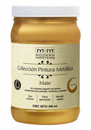Pintura Base agua Metálica Mate 946ml Oro Pálido 