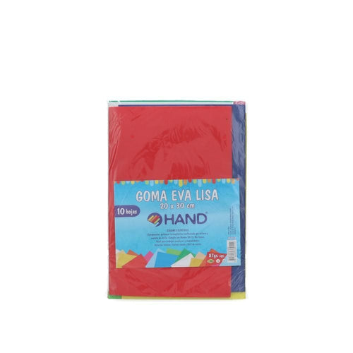 Goma Eva Lisa 20 X 30 Cm 2 Mm Colores Surtido 10 Un