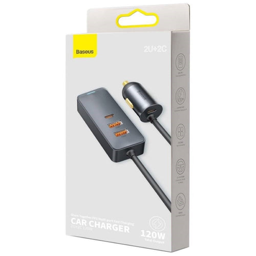 Cargador de auto multipuerto Share Together PPS 120W USB C 