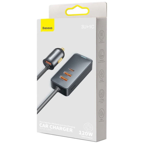 Cargador de auto multipuerto Share Together PPS 120W USB A 