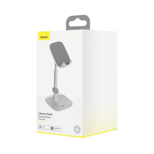 Soporte Universal para celulares Literary Youth telescópico Plata 