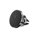 Soporte De Telefono Para Auto Rejilla 360° Magnetico Negro 