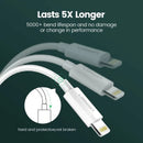 Cable USB a Lightning (iPhone) Blanco Certificado 2mts 