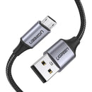 Cable USB a Micro USB 18W Negro 1mt 