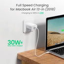 Cargador de Pared 30W USB C Blanco 