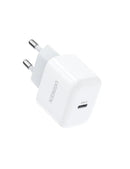 Mini Cargador de Pared 20W USB-C Blanco 
