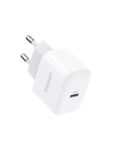 Mini Cargador de Pared 20W USB-C Blanco 