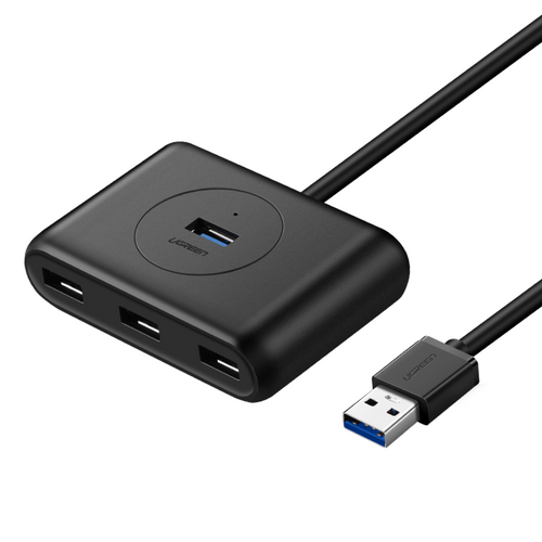 HUB USB 3.0 Negro 4 en 1 modelo CR113 1mt 