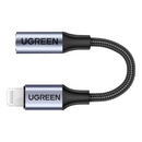 Adaptador Lightning a 3.5mm mini jack modelo US211 Certificado 10cms 