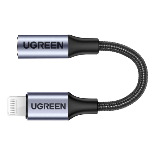Adaptador Lightning a 3.5mm mini jack modelo US211 Certificado 10cms 