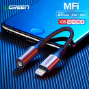 Adaptador Lightning a 3.5mm mini jack modelo US211 Certificado 10cms 