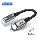 Adaptador USB-C a 3.5mm mini jack modelo AV142 10cms 