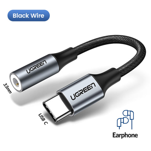 Adaptador USB-C a 3.5mm mini jack modelo AV142 10cms 