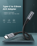 Adaptador USB-C a 3.5mm mini jack modelo AV142 10cms 