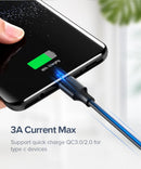 Cable USB-A a USB-C Negro modelo US287 1mt 