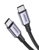 Cable USB-C 100W PD Negro modelo US316 1mt 