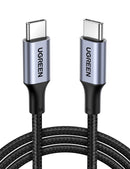 Cable USB-C 100W PD Negro modelo US316 1mt 