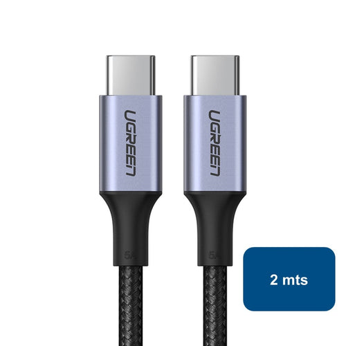 Cable USB-C 100W PD Negro modelo US316 2mts 
