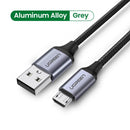 Cable USB-A a micro USB Negro modelo US290 2mts 