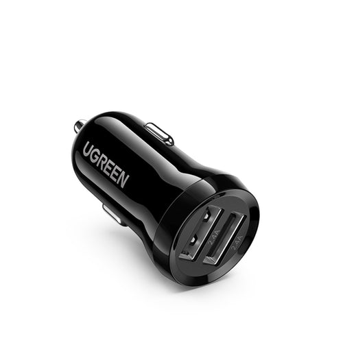 Cargador para automovil 24W 2xUSB-A modelo ED018  Negro 