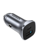 Cargador para automovil 24W 2xUSB modelo CD130 Gris 