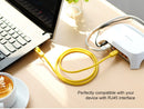 Cable de red UTP Cat 5e Amarillo modelo NW103 3mts 