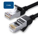 Cable de red UTP Cat 6 Negro modelo NW101 2mts 