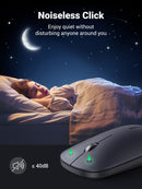 Mouse inalámbrico slim modelo MU001 Negro 