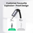 Cable USB-C a Lightning (iPhone) Blanco modelo US304 Certificado 1mt 