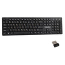 Teclado Inálambrico 2.4 Ghz Negro 