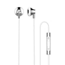 Audifonos Earpods Mufree H1 minijack 3.5mm Plateado 
