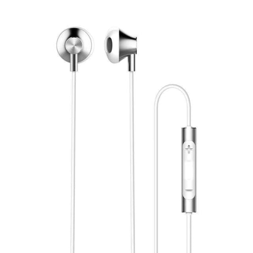 Audifonos Earpods Mufree H1 minijack 3.5mm Plateado 