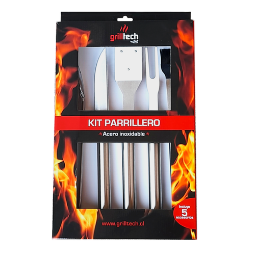 Kit Accesorios Parrilleros 5un 