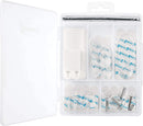 Kit tiras para colgar cuadros y ganchos clear Hasta 19 items 