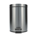 BASURERO ACERO INOXIDABLE PEDAL 8 LT (6852079714512)