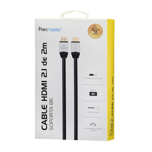 Cable HDMI 2.1 8K 2mts 