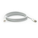 Cable iPhone USB C a Lightning Blindado Certificado MFi 1.5mts Blanco 