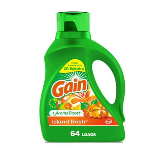 Detergente de ropa concentrado Líquido Island 2.72lts (64 lavados) 