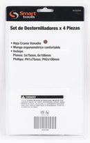 Set de destornilladores 4un 