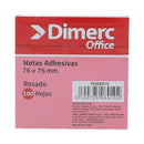 Nota Adhesiva 654 Rosado Pastel 76X76 Mm 1 Un 100 Hojas