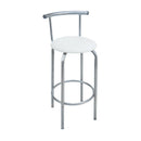 Taburete Plata Blanco