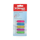 BANDERITAS ADHESIVAS TAPE FLAGS 5 COLORES 100 HOJAS (6851943071952)