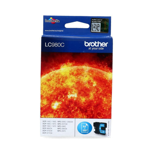 Cartucho Lc980C Cian 260 Páginas