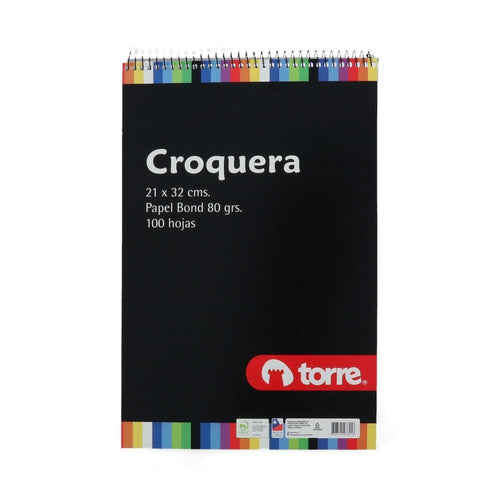 Croquera Oficio 100 Hojas 21 X 32 Cm