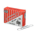 CLIPS METALICO N80 REDONDO 80 MM GIGANTE 50 UN (6852004380880)