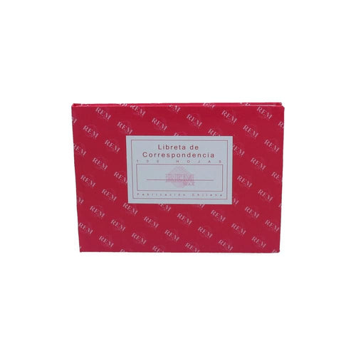 LIBRETA CORRESPONDENCIA REM BURDEO TAPA CARTÃƒÆ’Ã¢â‚¬Å“N PIEDRA FORRADO 100 HOJAS (6852028596432)