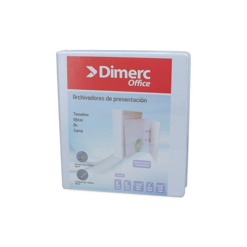 ARCHIVADOR CATALOGO CARTA 2 AROS 1.5 BLANCO (6852040098000)